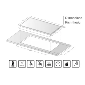 Bếp điện từ LORCA TA-1006EC