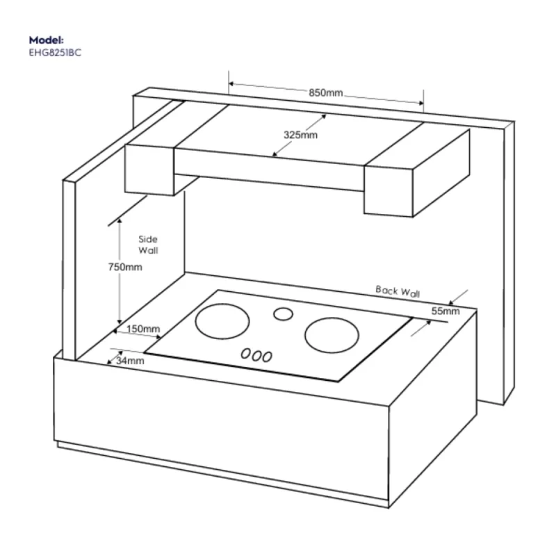 Bếp gas ELECTROLUX EHG8251BC 21 Bếp gas ELECTROLUX EHG8251BC