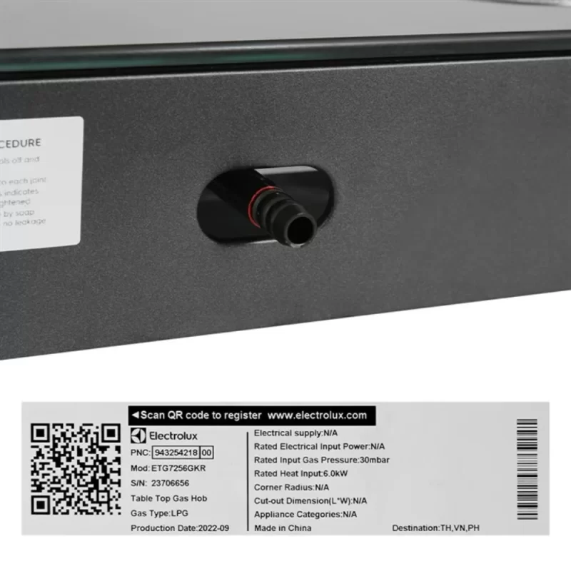 Bếp gas ELECTROLUX ETG7256GKR