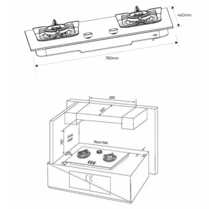 Bếp gas Electrolux EGT7828CK