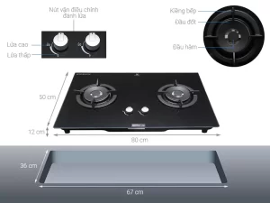 Bếp gas Electrolux EGT8028CK