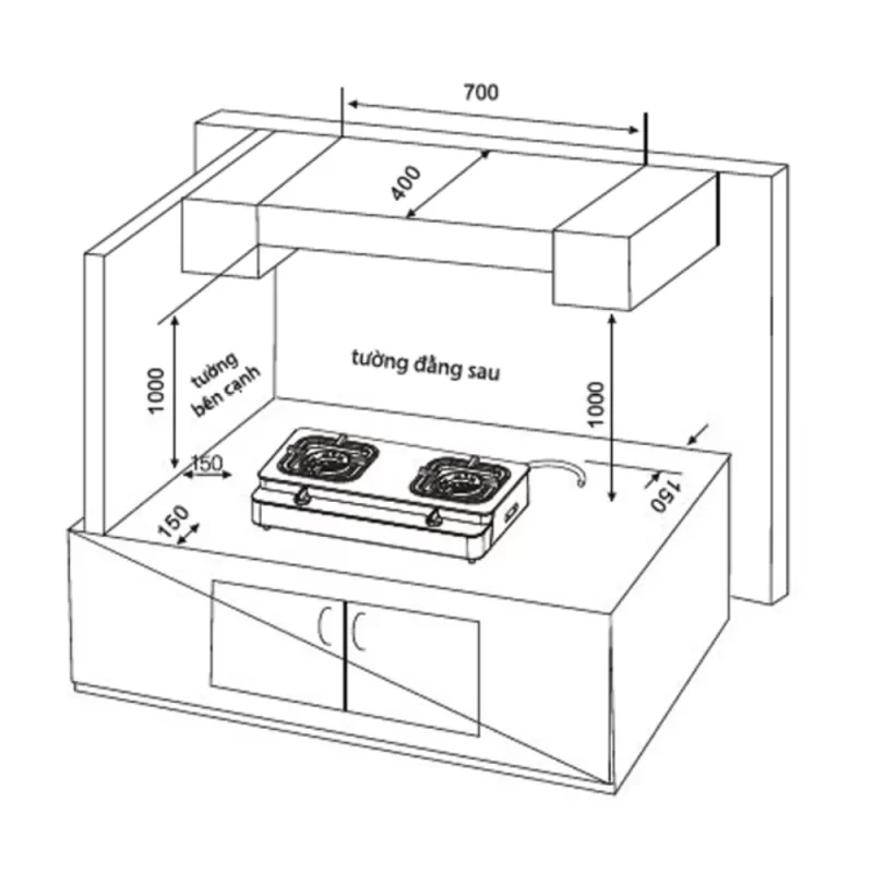 Bếp gas Electrolux ETG726GKR 19 Bếp gas Electrolux ETG726GKR