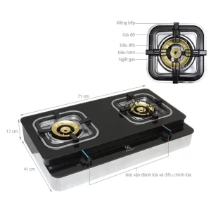 Bếp gas Electrolux ETG729GKTR