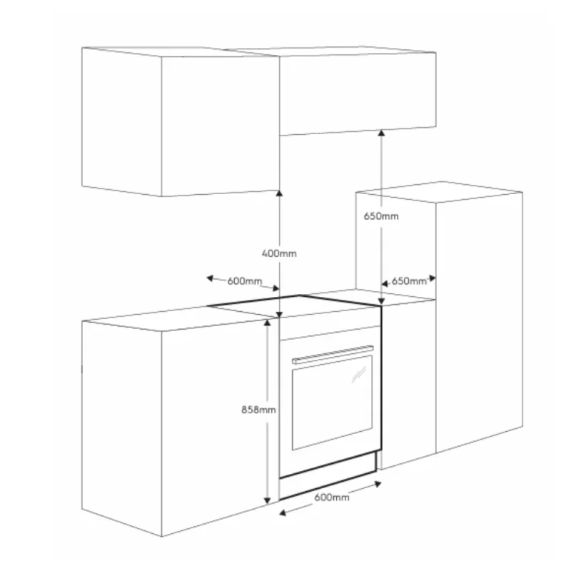 Bếp gas kết hợp lò nướng ELECTROLUX LKM620000X 13 Bếp gas kết hợp lò nướng ELECTROLUX LKM620000X