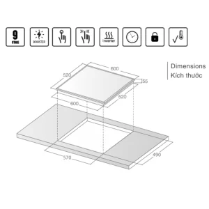 Bếp từ LORCA LCI-306 PLUS