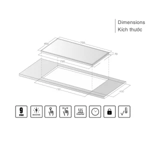Bếp từ LORCA LCI-309 PLUS