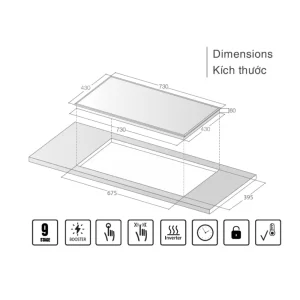 Bếp từ LORCA LCI-806 PLUS