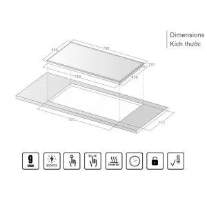 Bếp từ LORCA LCI-809 PRO