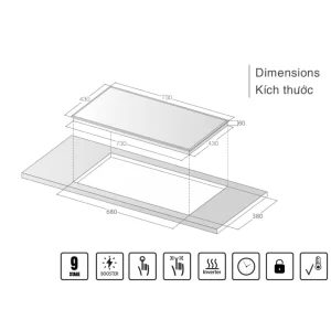 Bếp từ LORCA LCI-886 PRO