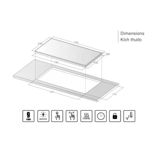 Bếp từ LORCA LCI-999 PRO