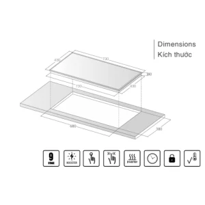 Bếp từ LORCA TA-1825 PLUS