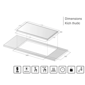 Bếp từ LORCA TA-3033