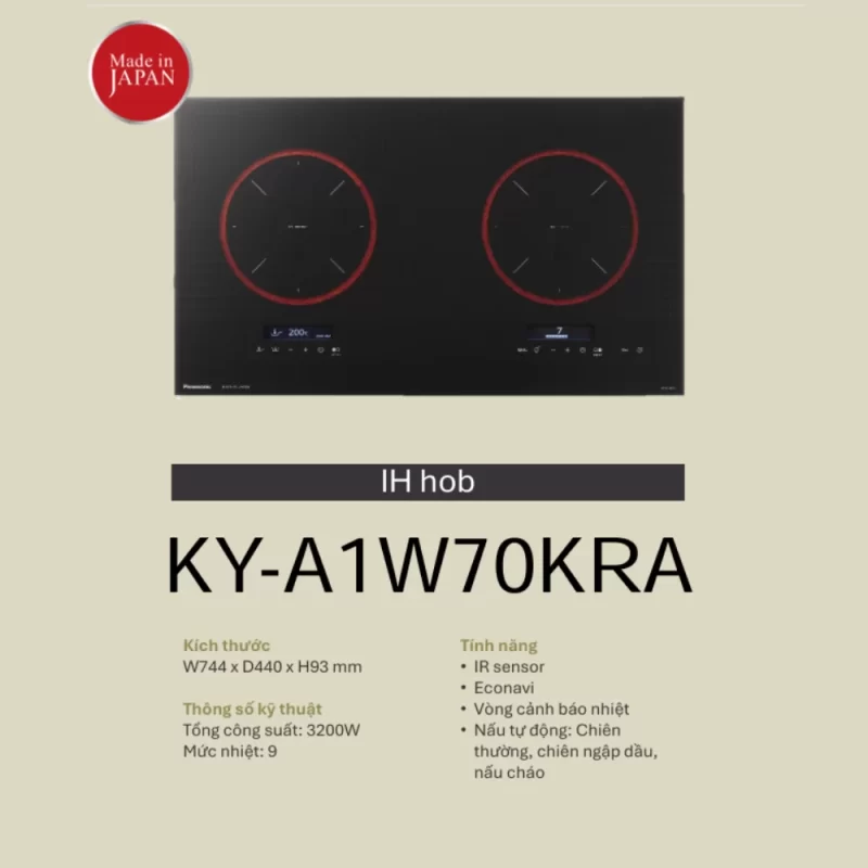 Bếp từ PANASONIC KY-A1W70KRA 16 Bếp từ PANASONIC KY-A1W70KRA