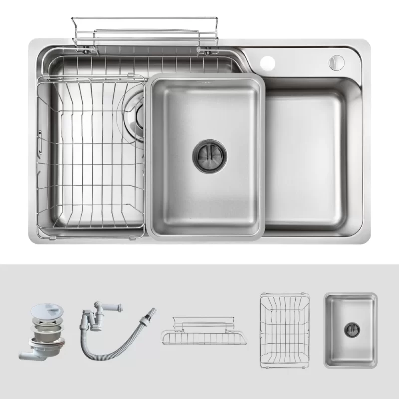 Chậu rửa bát KLUGER KH8048SL Plus 25 Chậu rửa bát KLUGER KH8048SL Plus