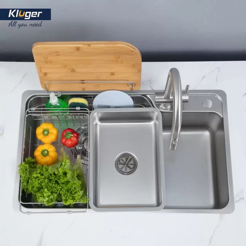 Chậu rửa bát KLUGER KH8048SL Plus