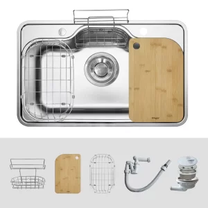 Chậu rửa bát KLUGER KT8050SL Plus