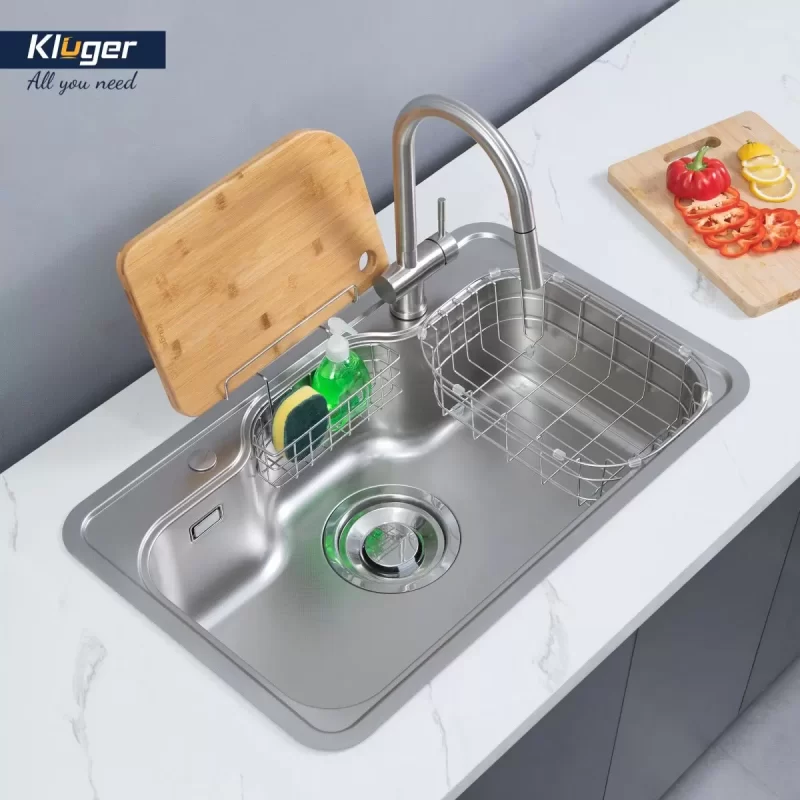 Chậu rửa bát KLUGER KT8050SL Plus 24 Chậu rửa bát KLUGER KT8050SL Plus