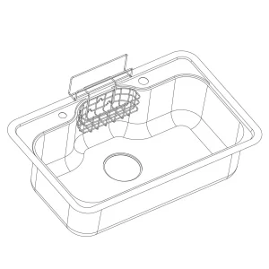 Chậu rửa bát KLUGER KT8050SL Plus