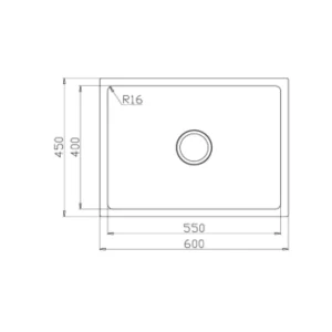 Chậu rửa bát KLUGER KU6045FS