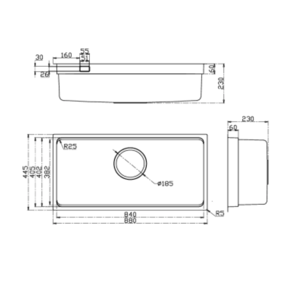 Chậu rửa bát KLUGER KU8844FS Plus