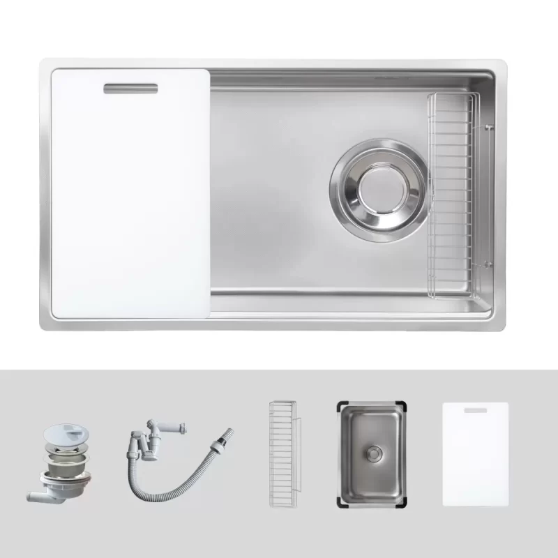 Chậu rửa bát KLUGER KY8045SL Plus 21 Chậu rửa bát KLUGER KY8045SL Plus