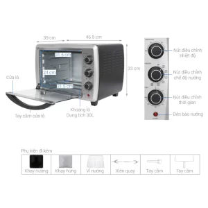 Lò nướng ELECTROLUX EOT30MXC