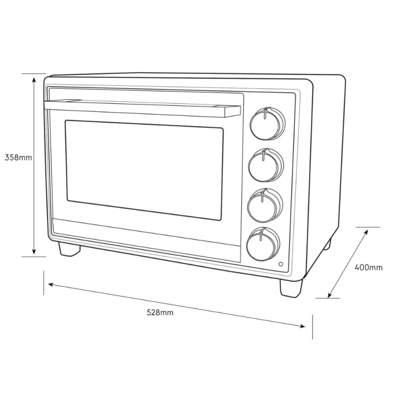 Lò nướng ELECTROLUX EOT3218XG 26 Lò nướng ELECTROLUX EOT3218XG