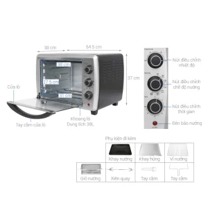 Lò nướng ELECTROLUX EOT38MXC