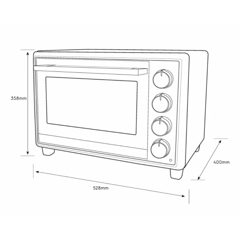 Lò nướng ELECTROLUX EOT4022XFG 26 Lò nướng ELECTROLUX EOT4022XFG