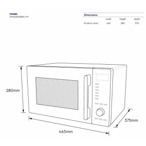 Lò vi sóng ELECTROLUX EMG25D22BM