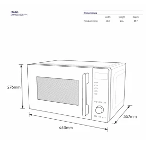 Lò vi sóng ELECTROLUX EMM23D22B