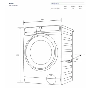 Máy giặt ELECTROLUX EWF1023P5WC
