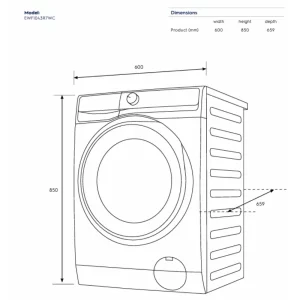 Máy giặt ELECTROLUX EWF1043R7WC