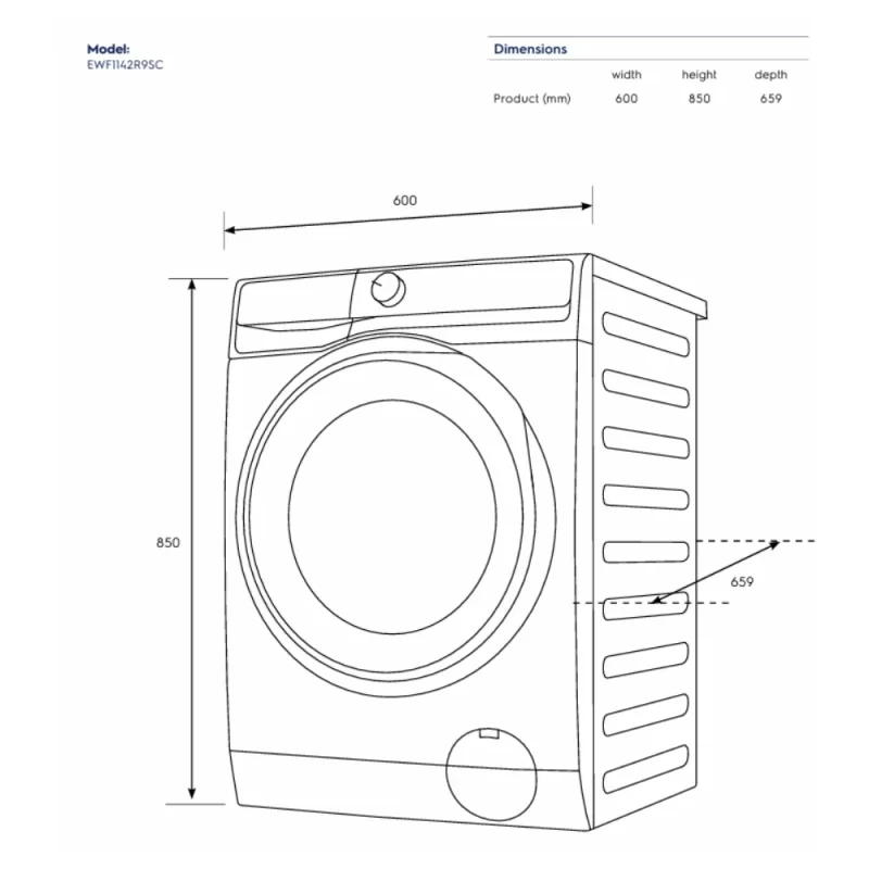 Máy giặt ELECTROLUX EWF1142R9SC 23 Máy giặt ELECTROLUX EWF1142R9SC
