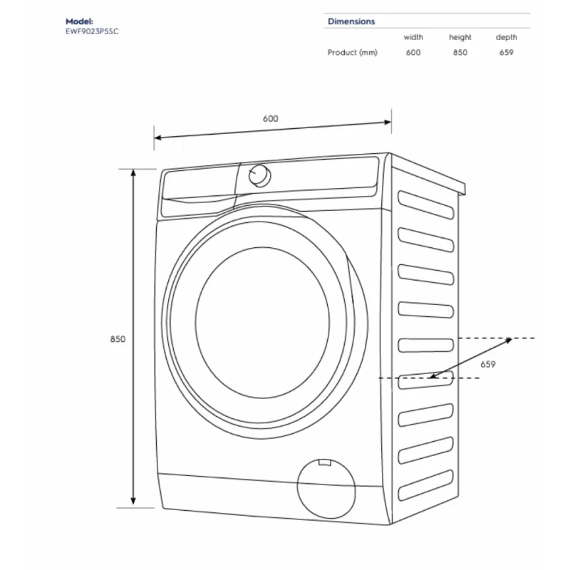 Máy giặt ELECTROLUX EWF9023P5SC 18 Máy giặt ELECTROLUX EWF9023P5SC