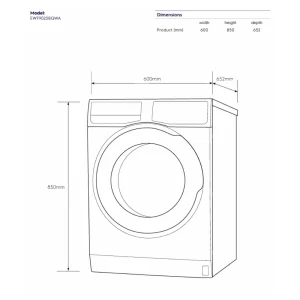 Máy giặt ELECTROLUX EWF9025DQWB