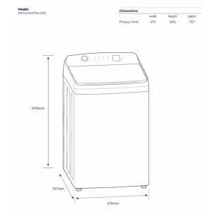 Máy giặt ELECTROLUX EWT1474M7SA