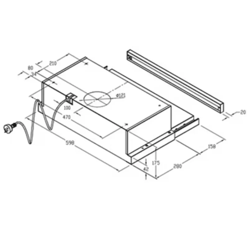 Máy hút mùi ELECTROLUX EFP6520X 19 Máy hút mùi ELECTROLUX EFP6520X