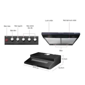 Máy hút mùi ELECTROLUX EFT6510K