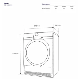 Máy sấy ELECTROLUX EDH803J5WC