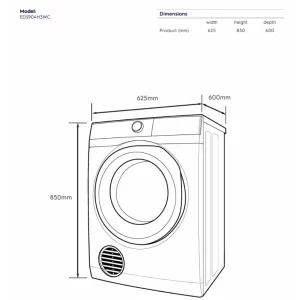 Máy sấy ELECTROLUX EDS904H3WC