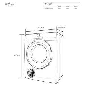 Máy sấy ELECTROLUX EDV904H3WC