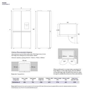Tủ lạnh ELECTROLUX EQE4960A-B