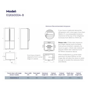 Tủ lạnh ELECTROLUX EQE6000A-B