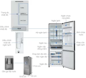 Tủ lạnh ELECTROLUX ESE5401A-BVN