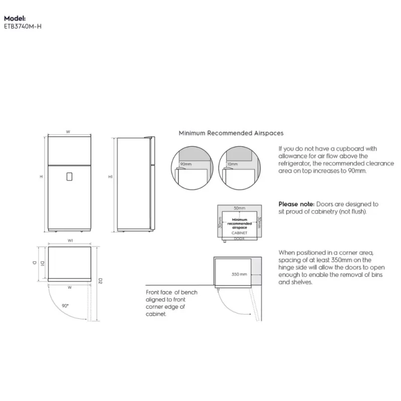 Tủ lạnh ELECTROLUX ETB3740M-H 22 Tủ lạnh ELECTROLUX ETB3740M-H