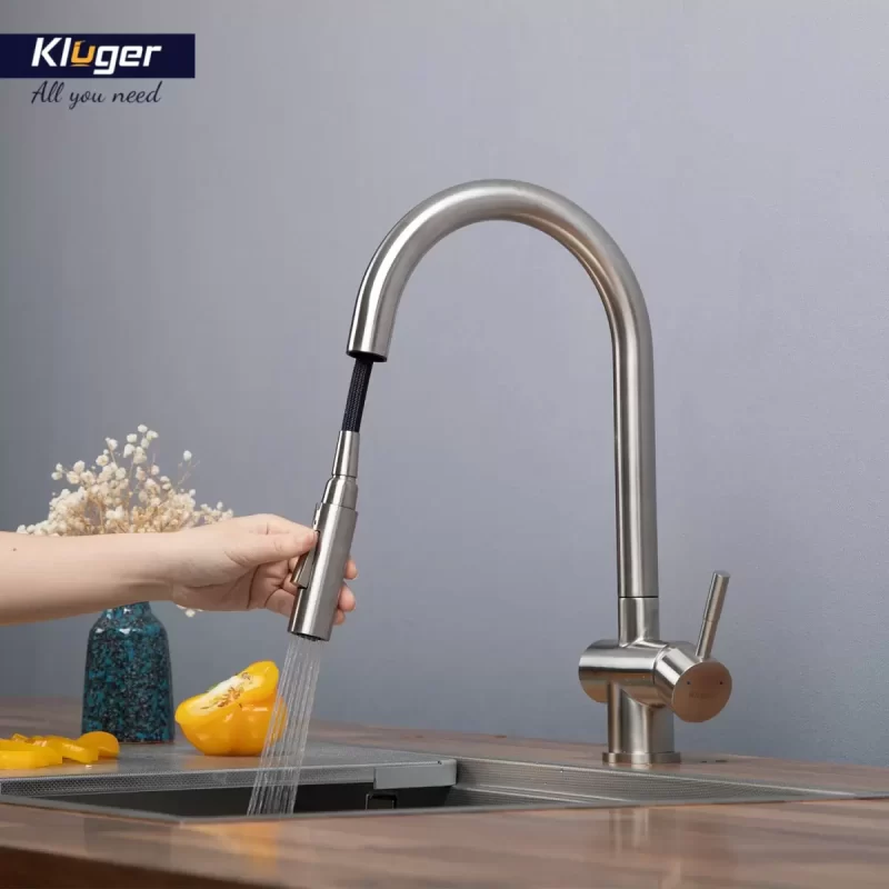Vòi rửa bát KLUGER KLF0008SS 6 Vòi rửa bát KLUGER KLF0008SS