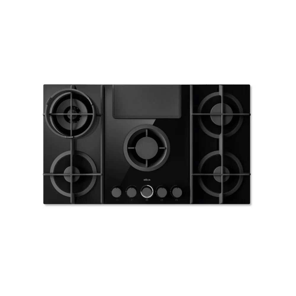 Bếp gas kết hợp hút mùi Elica NIKOLATESLA FLAME BL/F/88 PRF0159621