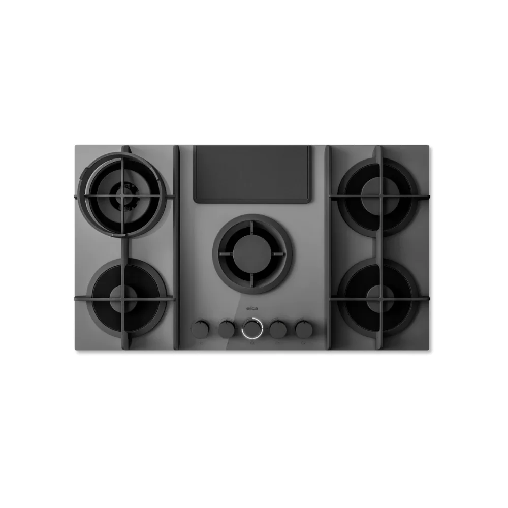 Bếp gas kết hợp hút mùi Elica NIKOLATESLA FLAME GR/A/88 PRF0159642