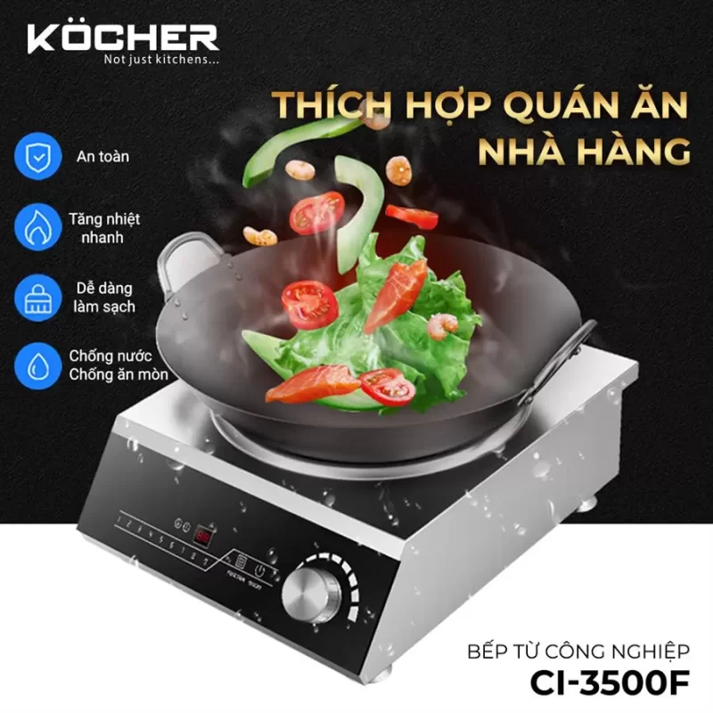 Bếp từ công nghiệp Kocher CI-3500C 16 Bếp từ công nghiệp Kocher CI-3500C